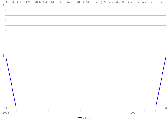 LUBASA GRUPO EMPRESARIAL SOCIEDAD LIMITADA (Spain) Page visits 2024 