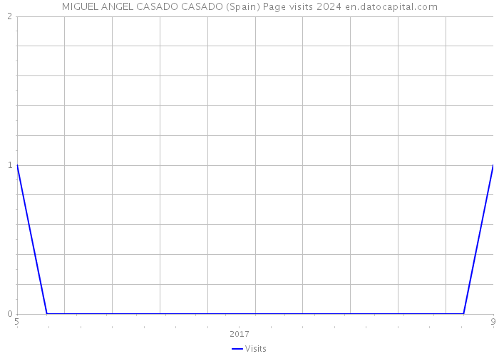 MIGUEL ANGEL CASADO CASADO (Spain) Page visits 2024 