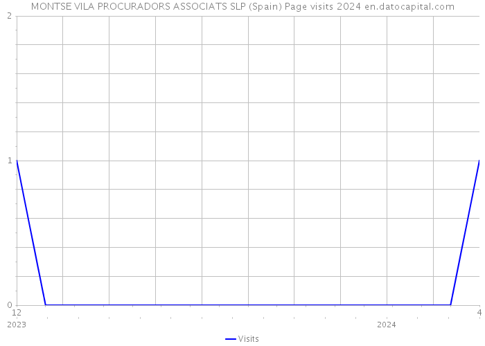 MONTSE VILA PROCURADORS ASSOCIATS SLP (Spain) Page visits 2024 