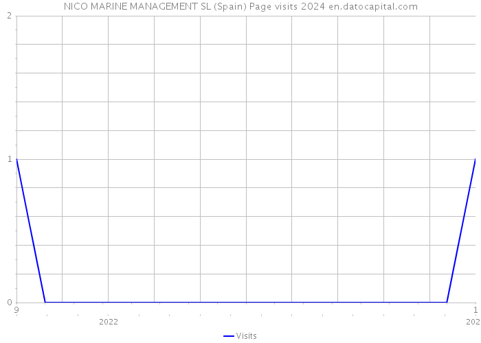 NICO MARINE MANAGEMENT SL (Spain) Page visits 2024 
