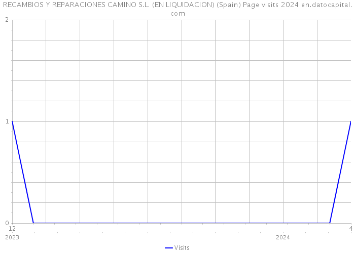 RECAMBIOS Y REPARACIONES CAMINO S.L. (EN LIQUIDACION) (Spain) Page visits 2024 