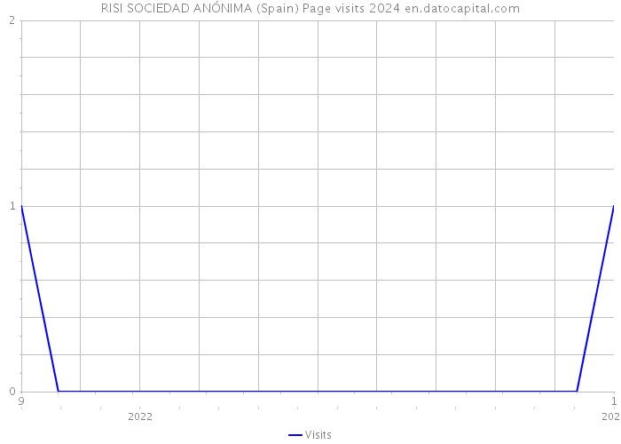 RISI SOCIEDAD ANÓNIMA (Spain) Page visits 2024 