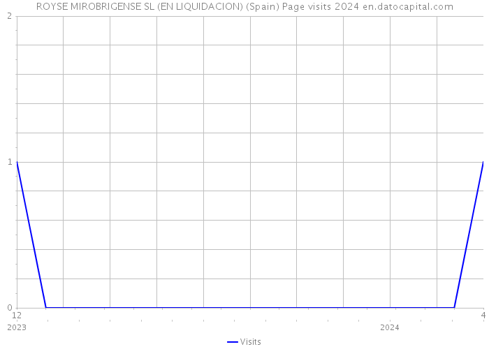 ROYSE MIROBRIGENSE SL (EN LIQUIDACION) (Spain) Page visits 2024 