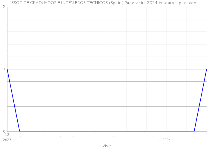 SSOC DE GRADUADOS E INGENIEROS TECNICOS (Spain) Page visits 2024 