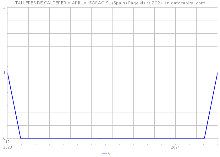 TALLERES DE CALDERERIA ARILLA-BORAO SL (Spain) Page visits 2024 