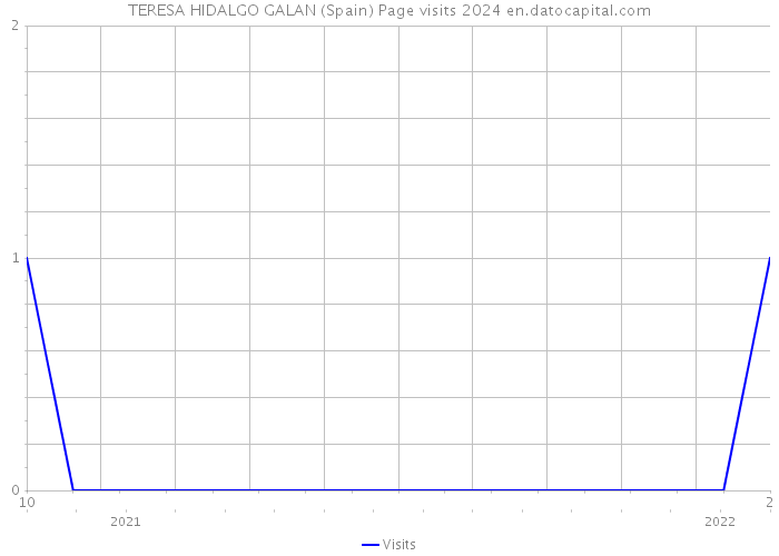 TERESA HIDALGO GALAN (Spain) Page visits 2024 