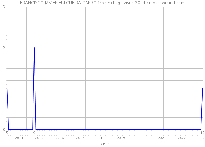 FRANCISCO JAVIER FULGUEIRA GARRO (Spain) Page visits 2024 