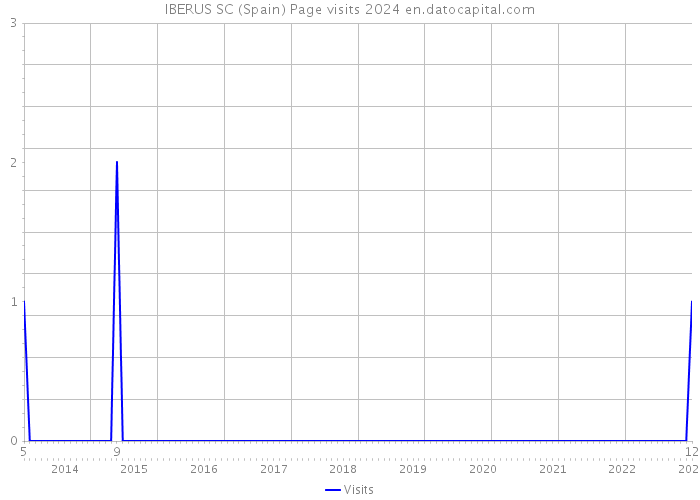 IBERUS SC (Spain) Page visits 2024 