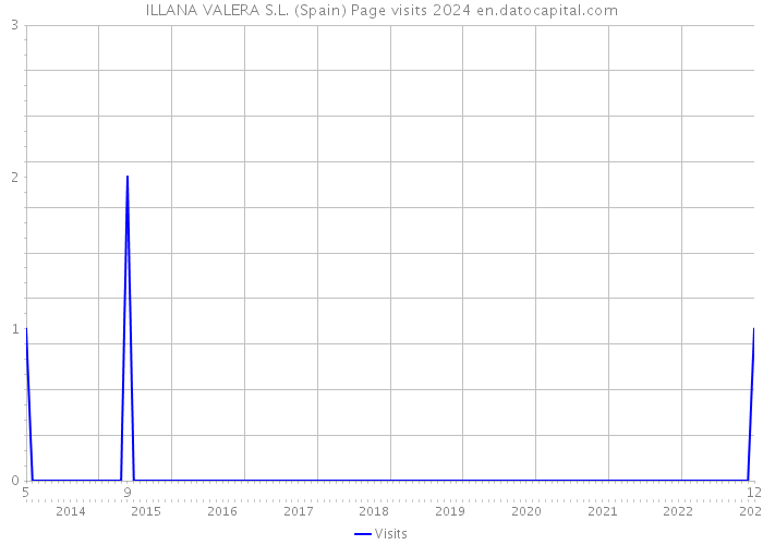 ILLANA VALERA S.L. (Spain) Page visits 2024 
