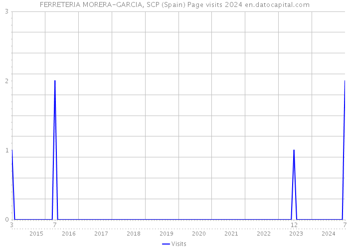 FERRETERIA MORERA-GARCIA, SCP (Spain) Page visits 2024 