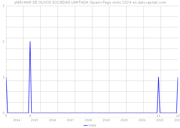 JAEN MAR DE OLIVOS SOCIEDAD LIMITADA (Spain) Page visits 2024 