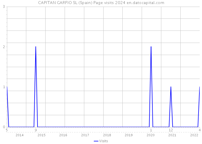 CAPITAN GARFIO SL (Spain) Page visits 2024 