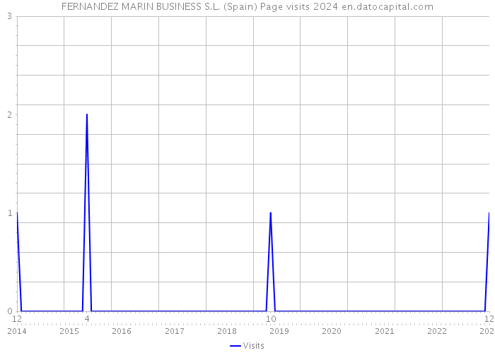 FERNANDEZ MARIN BUSINESS S.L. (Spain) Page visits 2024 