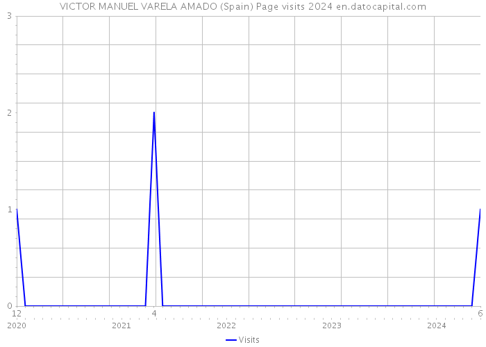 VICTOR MANUEL VARELA AMADO (Spain) Page visits 2024 