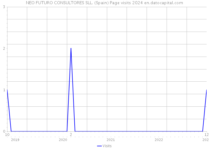 NEO FUTURO CONSULTORES SLL. (Spain) Page visits 2024 