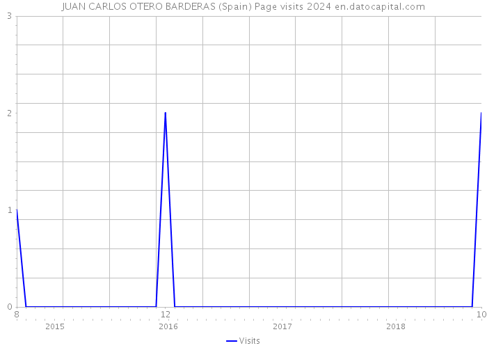 JUAN CARLOS OTERO BARDERAS (Spain) Page visits 2024 