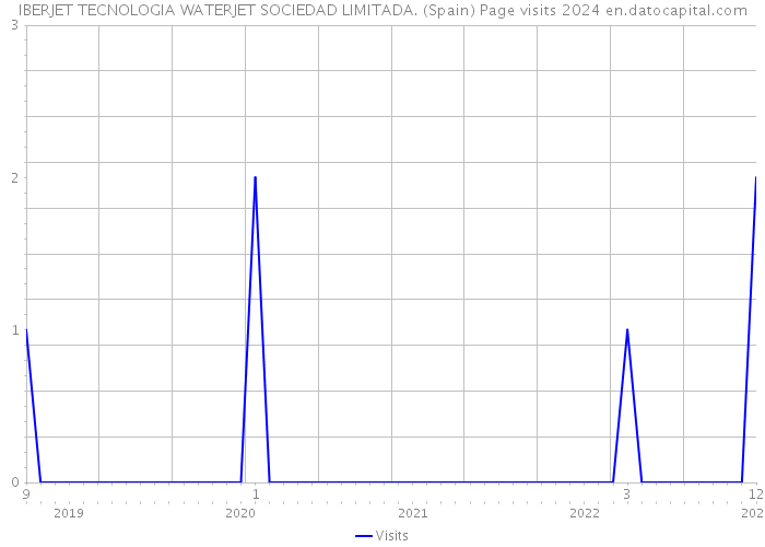 IBERJET TECNOLOGIA WATERJET SOCIEDAD LIMITADA. (Spain) Page visits 2024 