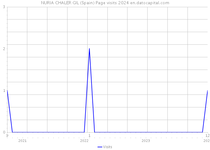 NURIA CHALER GIL (Spain) Page visits 2024 