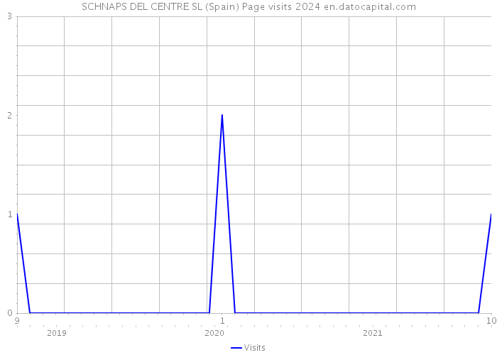 SCHNAPS DEL CENTRE SL (Spain) Page visits 2024 