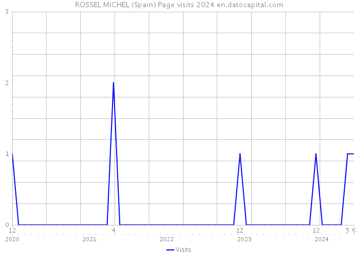 ROSSEL MICHEL (Spain) Page visits 2024 