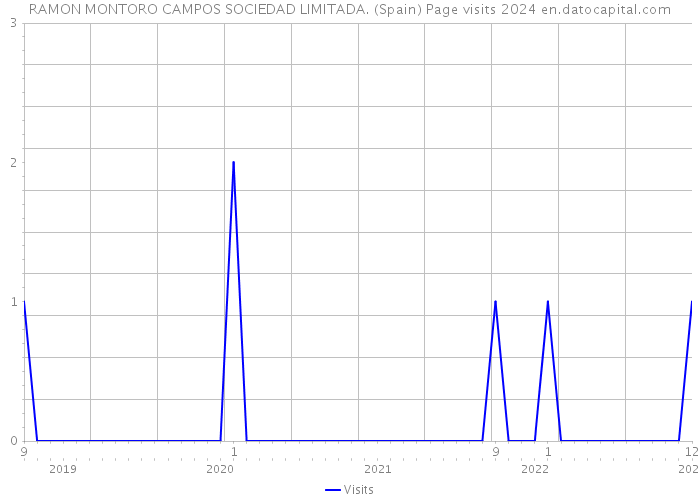 RAMON MONTORO CAMPOS SOCIEDAD LIMITADA. (Spain) Page visits 2024 