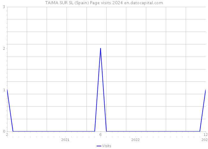 TAIMA SUR SL (Spain) Page visits 2024 