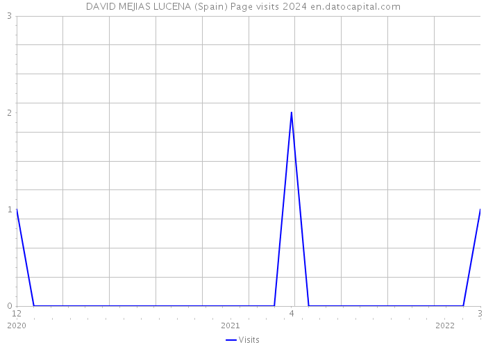 DAVID MEJIAS LUCENA (Spain) Page visits 2024 