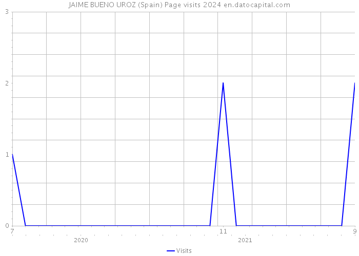 JAIME BUENO UROZ (Spain) Page visits 2024 