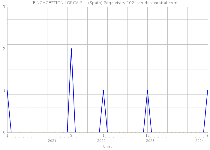FINCAGESTION LORCA S.L. (Spain) Page visits 2024 
