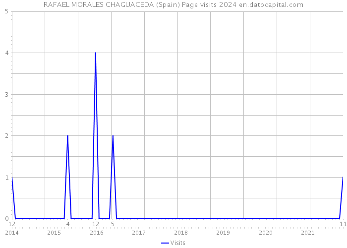 RAFAEL MORALES CHAGUACEDA (Spain) Page visits 2024 