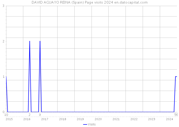 DAVID AGUAYO REINA (Spain) Page visits 2024 