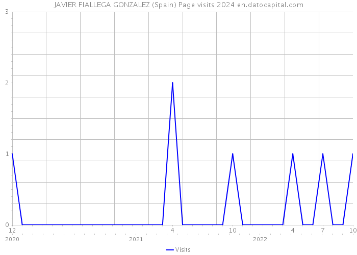 JAVIER FIALLEGA GONZALEZ (Spain) Page visits 2024 