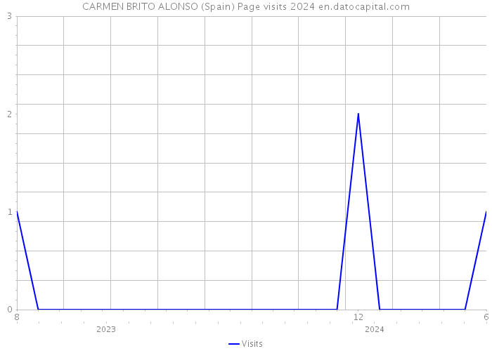 CARMEN BRITO ALONSO (Spain) Page visits 2024 