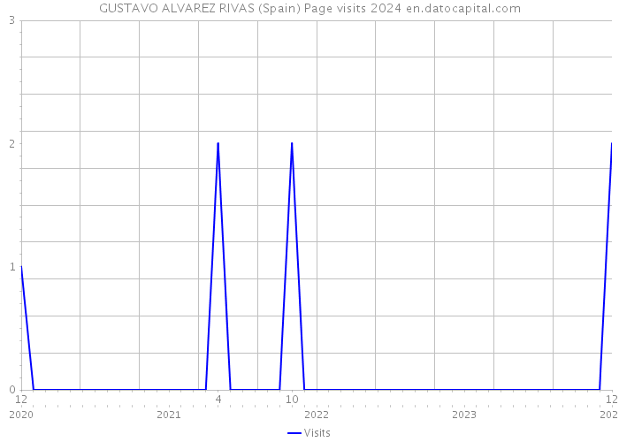 GUSTAVO ALVAREZ RIVAS (Spain) Page visits 2024 