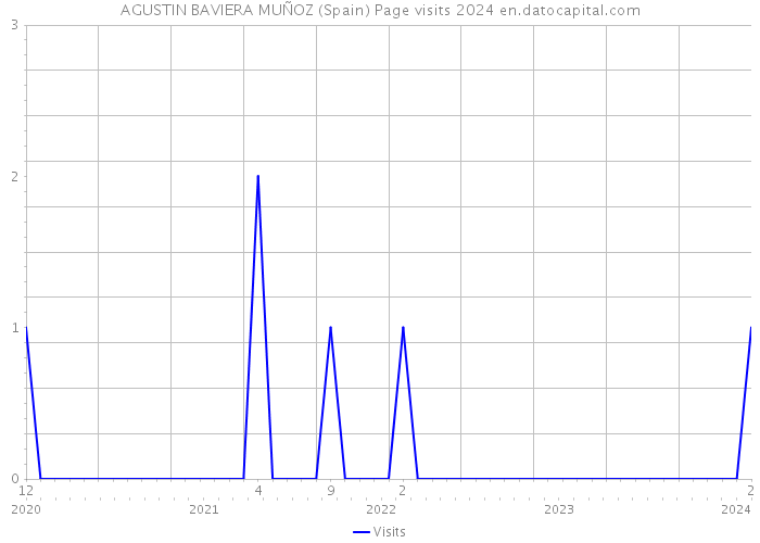 AGUSTIN BAVIERA MUÑOZ (Spain) Page visits 2024 