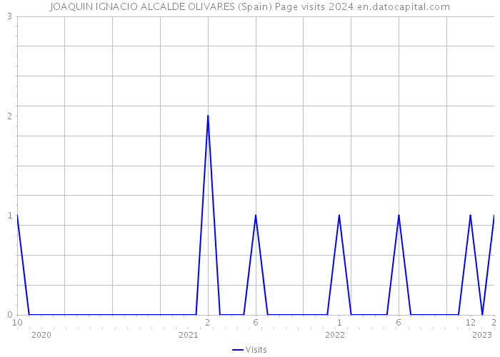 JOAQUIN IGNACIO ALCALDE OLIVARES (Spain) Page visits 2024 