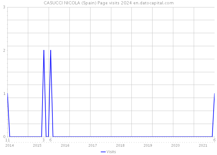 CASUCCI NICOLA (Spain) Page visits 2024 