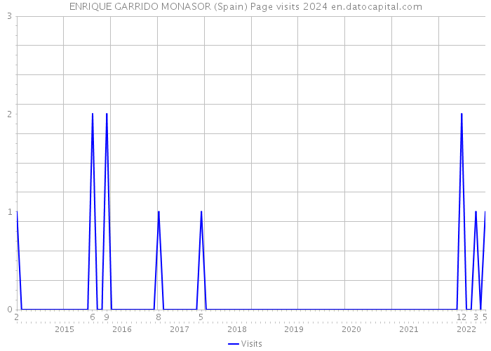 ENRIQUE GARRIDO MONASOR (Spain) Page visits 2024 