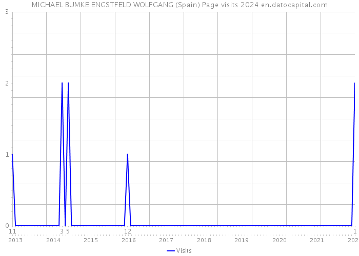 MICHAEL BUMKE ENGSTFELD WOLFGANG (Spain) Page visits 2024 