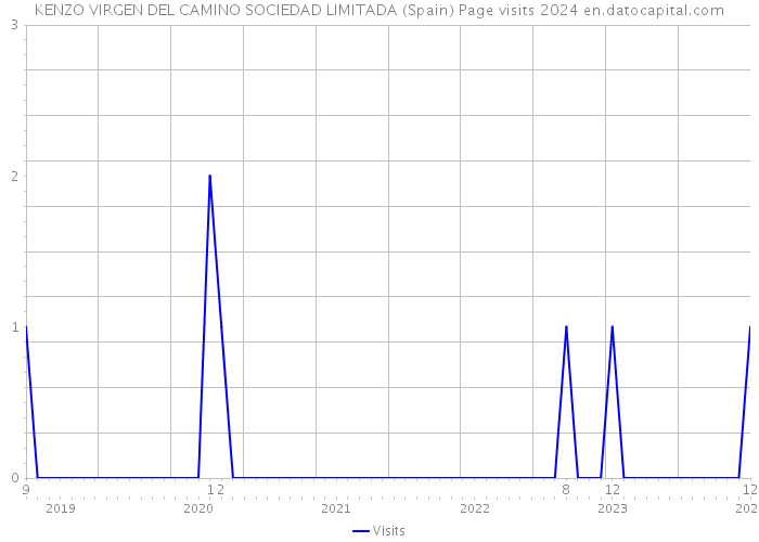 KENZO VIRGEN DEL CAMINO SOCIEDAD LIMITADA (Spain) Page visits 2024 