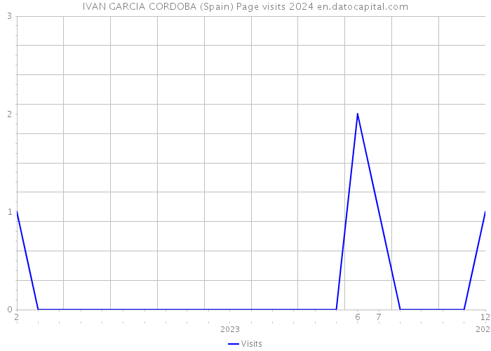 IVAN GARCIA CORDOBA (Spain) Page visits 2024 