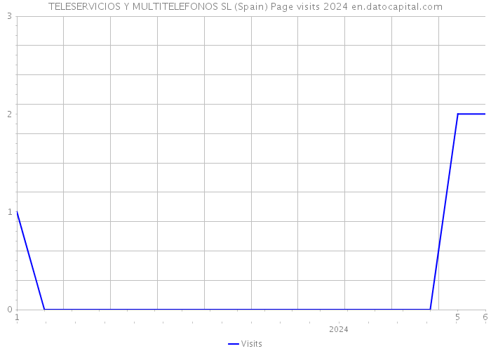 TELESERVICIOS Y MULTITELEFONOS SL (Spain) Page visits 2024 