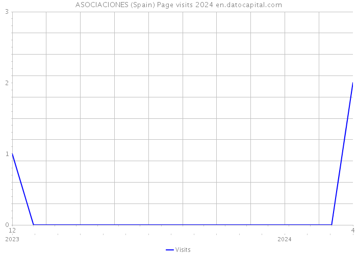 ASOCIACIONES (Spain) Page visits 2024 