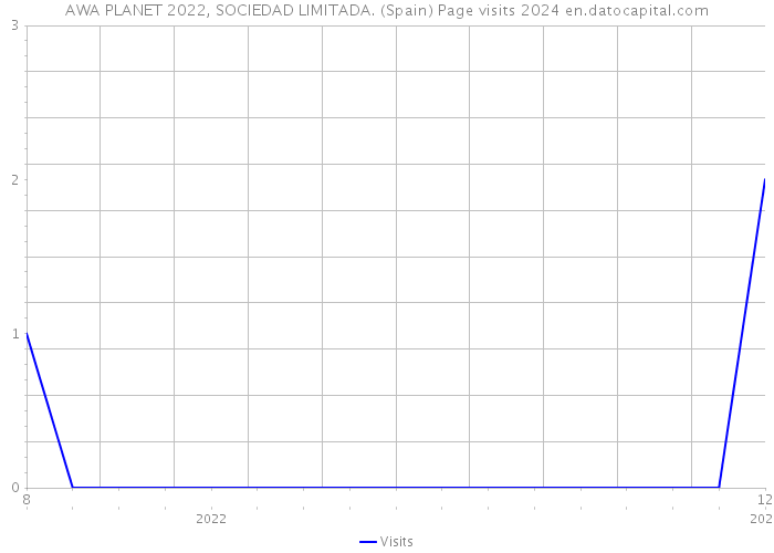 AWA PLANET 2022, SOCIEDAD LIMITADA. (Spain) Page visits 2024 