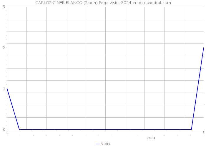 CARLOS GINER BLANCO (Spain) Page visits 2024 