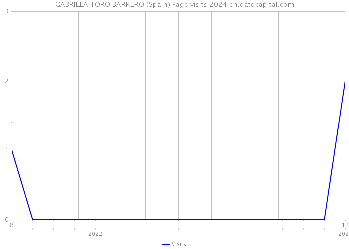 GABRIELA TORO BARRERO (Spain) Page visits 2024 