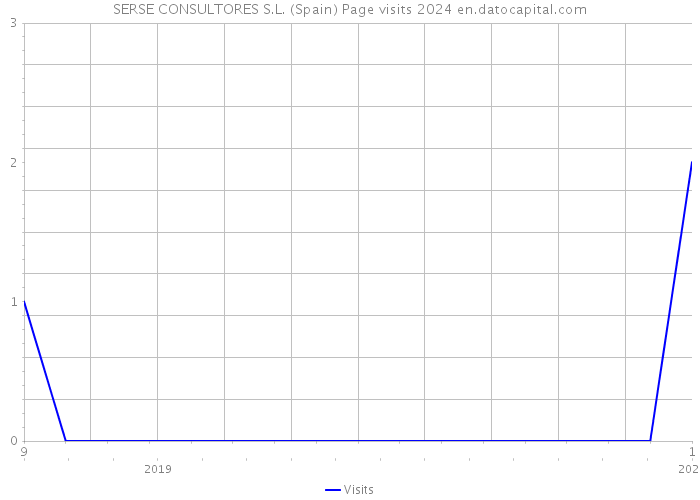 SERSE CONSULTORES S.L. (Spain) Page visits 2024 