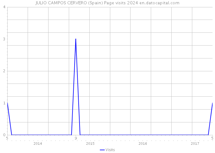 JULIO CAMPOS CERVERO (Spain) Page visits 2024 