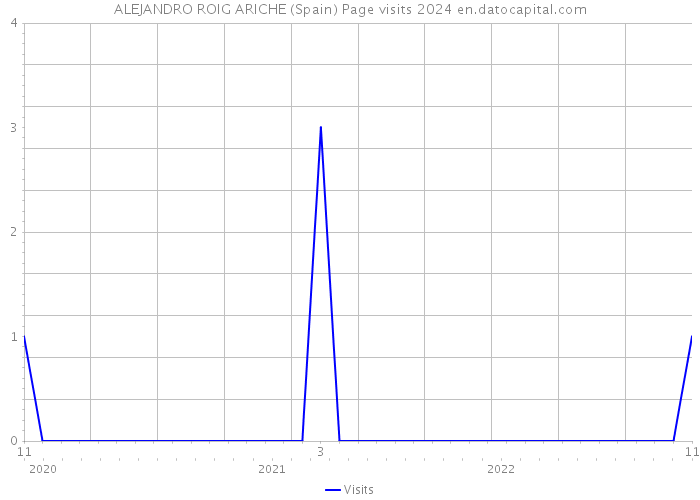 ALEJANDRO ROIG ARICHE (Spain) Page visits 2024 