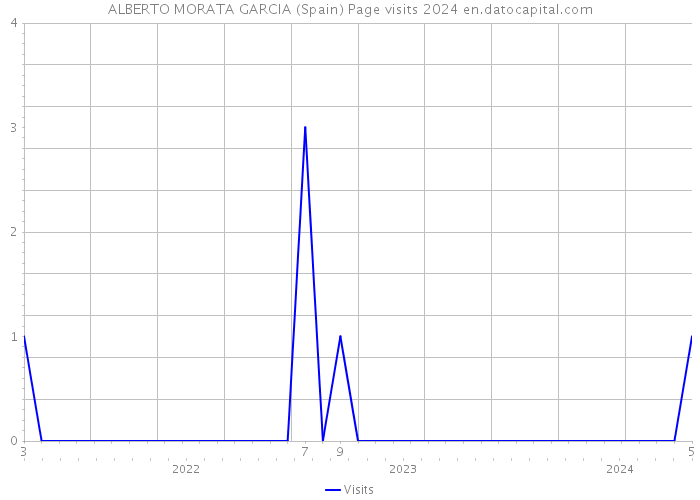 ALBERTO MORATA GARCIA (Spain) Page visits 2024 